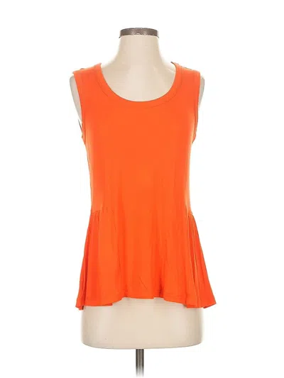 Pre-owned Cabi Sleeveless T-shirt In Orange