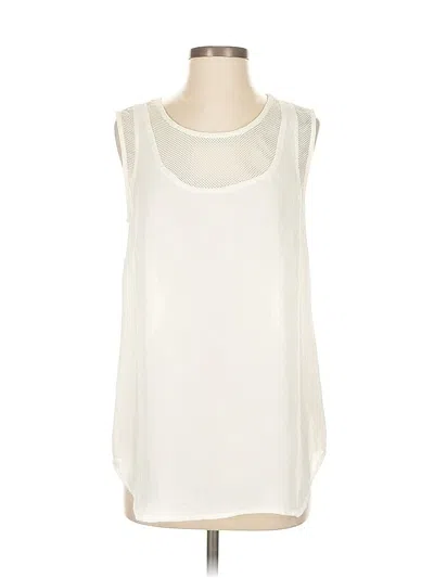 Pre-owned Cabi Sleeveless T-shirt In White
