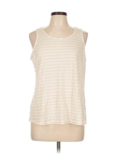 Pre-owned Cabi Sleeveless T-shirt In White