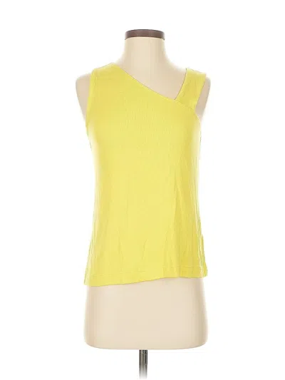 Pre-owned Cabi Sleeveless T-shirt In Yellow