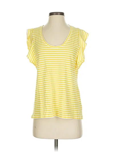 Pre-owned Cabi Sleeveless T-shirt In Yellow