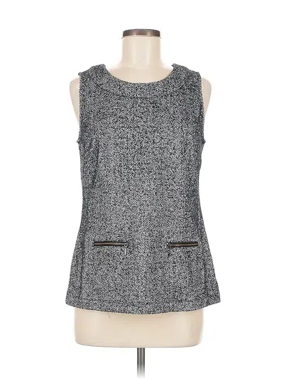 Pre-owned Cabi Sleeveless Top Black Boatneck Tops