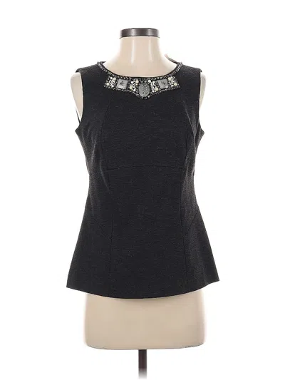 Pre-owned Cabi Sleeveless Top Black Halter Neckline Tops