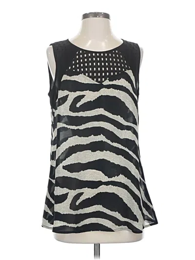 Pre-owned Cabi Sleeveless Top Black Halter Neckline Tops