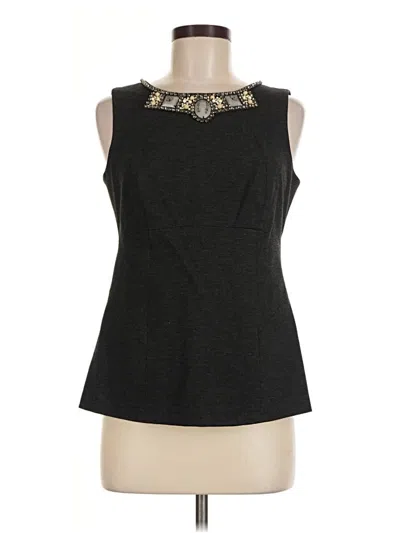 Pre-owned Cabi Sleeveless Top Black Halter Neckline Tops