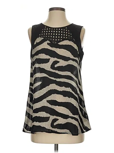 Pre-owned Cabi Sleeveless Top Black Halter Neckline Tops