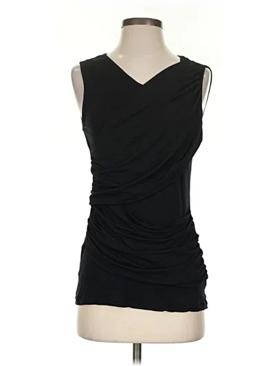 Pre-owned Cabi Sleeveless Top Black One Shoulder Neckline Tops