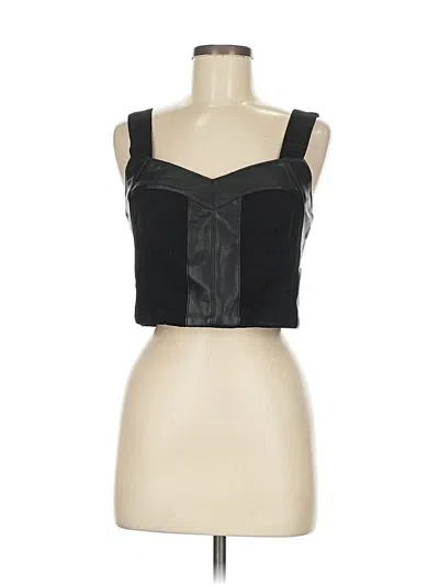 Pre-owned Cabi Sleeveless Top Black Strapless Neckline Tops