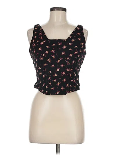 Pre-owned Cabi Sleeveless Top Black Sweetheart Neckline Tops