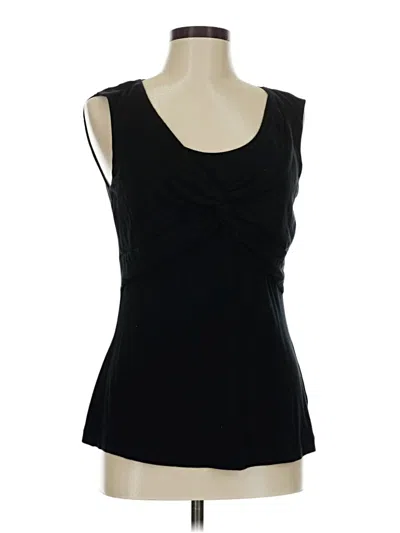 Pre-owned Cabi Sleeveless Top Black Sweetheart Neckline Tops
