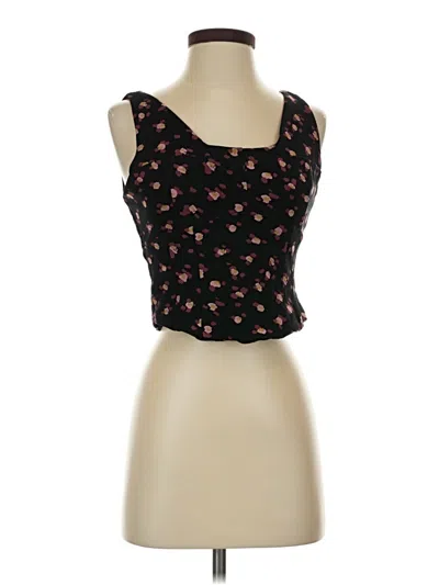 Pre-owned Cabi Sleeveless Top Black Sweetheart Neckline Tops