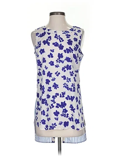 Pre-owned Cabi Sleeveless Top Blue Halter Neckline Tops