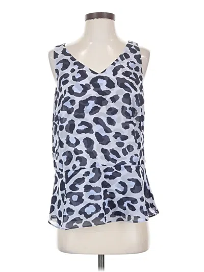 Pre-owned Cabi Sleeveless Top Blue Halter Neckline Tops