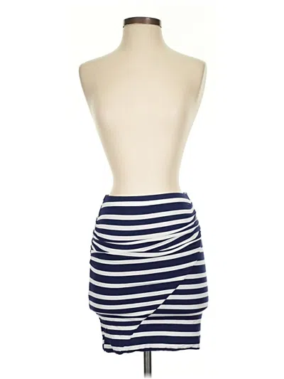 Pre-owned Cabi Sleeveless Top Blue Strapless Neckline Tops