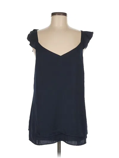 Pre-owned Cabi Sleeveless Top Blue Sweetheart Neckline Tops