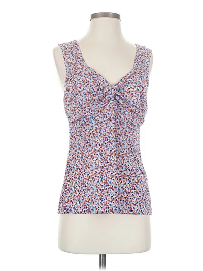 Pre-owned Cabi Sleeveless Top Blue Sweetheart Neckline Tops