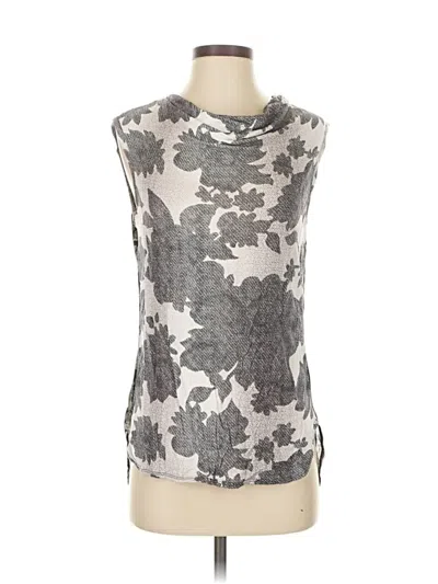 Pre-owned Cabi Sleeveless Top Gray High Neck Tops