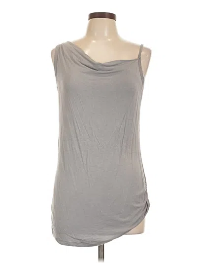 Pre-owned Cabi Sleeveless Top Gray One Shoulder Neckline Tops