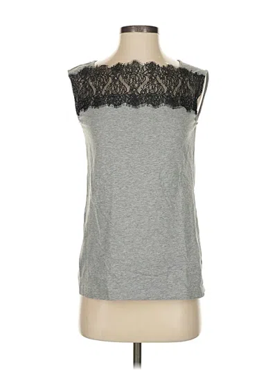 Pre-owned Cabi Sleeveless Top Gray Scoop Neck Tops