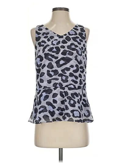 Pre-owned Cabi Sleeveless Top Gray Scoop Neck Tops