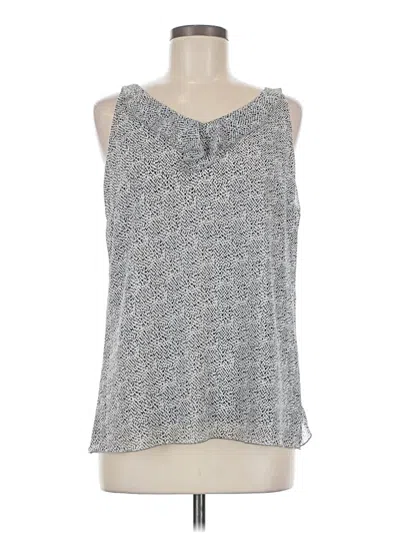 Pre-owned Cabi Sleeveless Top Gray V-neck Tops