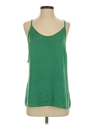 Pre-owned Cabi Sleeveless Top Green Halter Neckline Tops