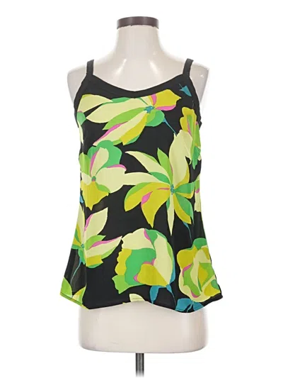 Pre-owned Cabi Sleeveless Top Green Halter Neckline Tops