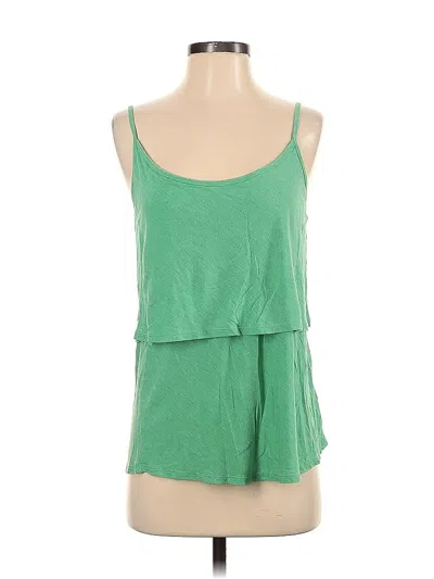 Pre-owned Cabi Sleeveless Top Green Scoop Neck Tops