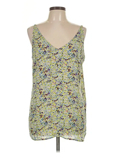 Pre-owned Cabi Sleeveless Top Green Sweetheart Neckline Tops
