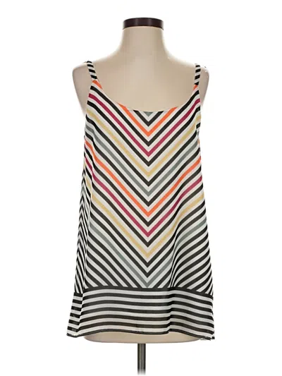 Pre-owned Cabi Sleeveless Top Ivory Halter Neckline Tops