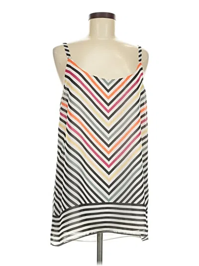 Pre-owned Cabi Sleeveless Top Ivory Halter Neckline Tops