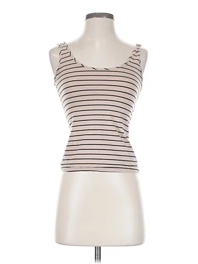 Pre-owned Cabi Sleeveless Top Ivory Sweetheart Neckline Tops In White