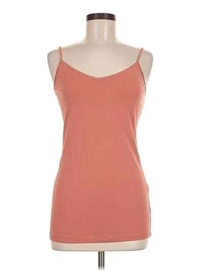 Pre-owned Cabi Sleeveless Top Orange Scoop Neck Tops