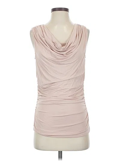 Pre-owned Cabi Sleeveless Top Pink Cowl Neck Tops