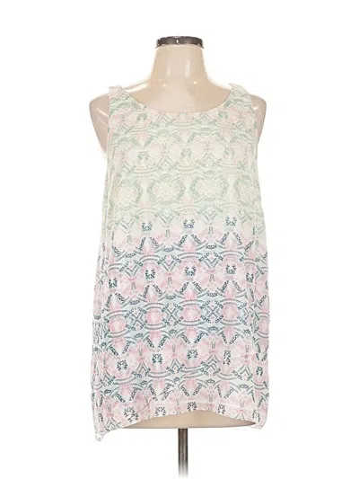 Pre-owned Cabi Sleeveless Top Pink Halter Neckline Tops