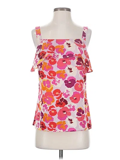 Pre-owned Cabi Sleeveless Top Pink Strapless Neckline Tops