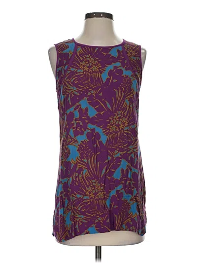 Pre-owned Cabi Sleeveless Top Purple Boatneck Tops