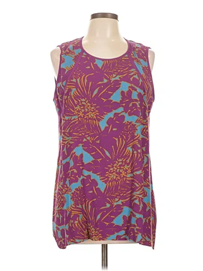 Pre-owned Cabi Sleeveless Top Purple Scoop Neck Tops