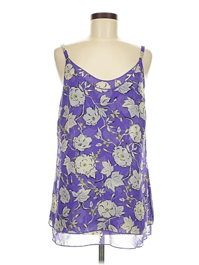 Pre-owned Cabi Sleeveless Top Purple Scoop Neck Tops
