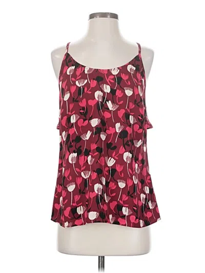 Pre-owned Cabi Sleeveless Top Red Halter Neckline Tops