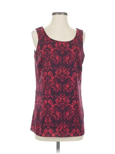 Pre-owned Cabi Sleeveless Top Red Scoop Neck Tops