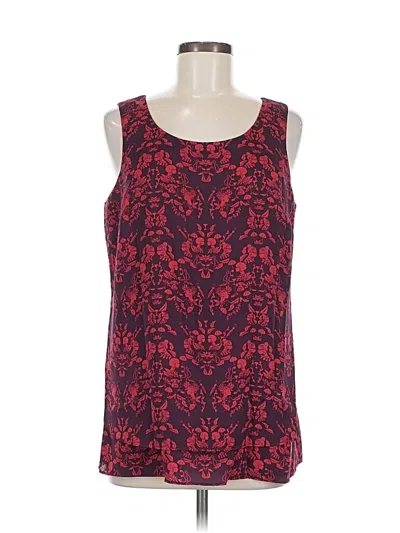 Pre-owned Cabi Sleeveless Top Red Scoop Neck Tops