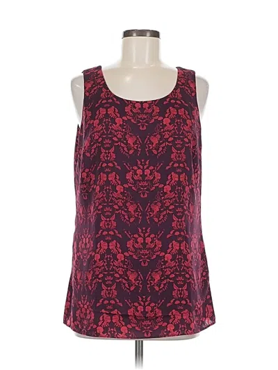 Pre-owned Cabi Sleeveless Top Red Scoop Neck Tops