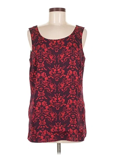 Pre-owned Cabi Sleeveless Top Red Scoop Neck Tops
