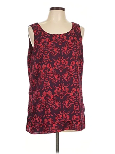 Pre-owned Cabi Sleeveless Top Red Scoop Neck Tops