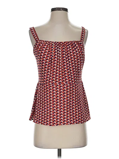 Pre-owned Cabi Sleeveless Top Red Square Neckline Tops