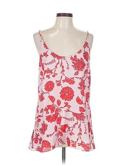 Pre-owned Cabi Sleeveless Top Red Sweetheart Neckline Tops