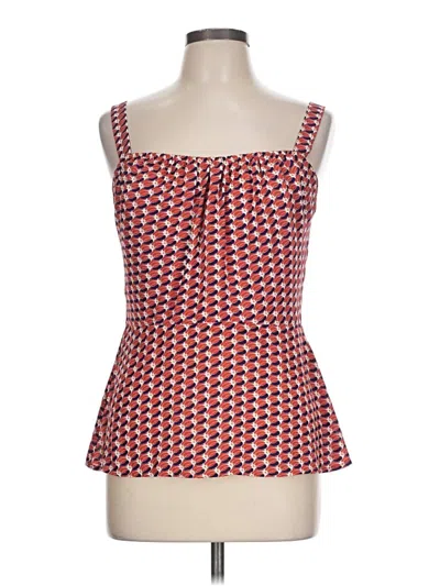 Pre-owned Cabi Sleeveless Top Red Sweetheart Neckline Tops