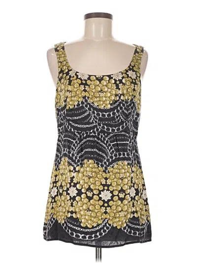 Pre-owned Cabi Sleeveless Top Yellow Scoop Neck Tops