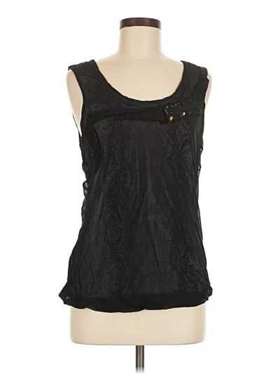 Pre-owned Cabi Sleeveless T-shirt In Black